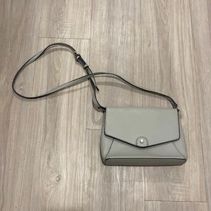 Gray handbag